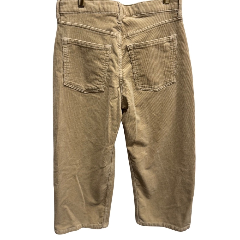Banana Republic Petite Corduroy Pants Size 28P – Beige Straight Crop - Picture 5 of 8